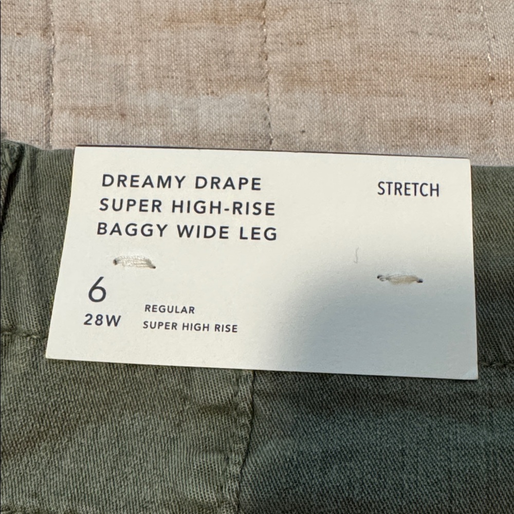 American Eagle Outfitters Olive Wide Leg Pants - Picture 6 of 7